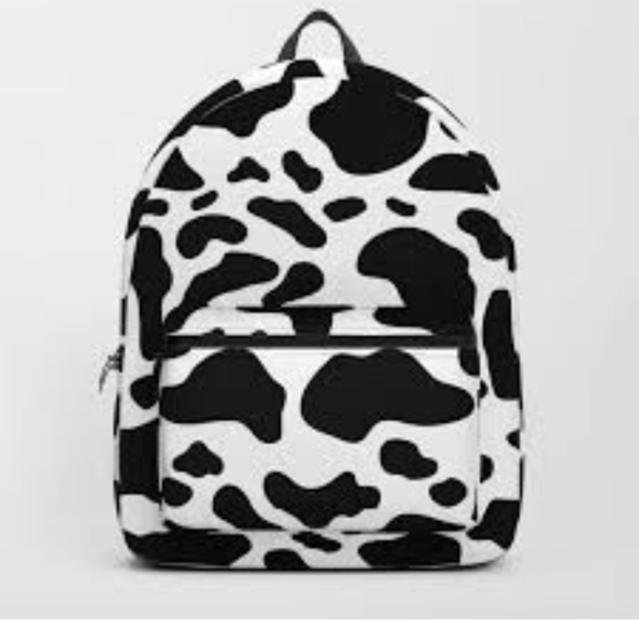 Cow print mini backpack - Picture 1 of 6